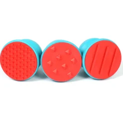 6 Easy Grip Mark Making Stamps & Paint Brushes