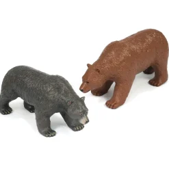 16 Inch Brown And Black Bear Bundle