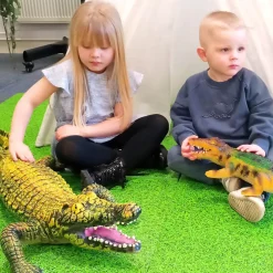 2 Large Crocodile Toys - 47 & 20 inch