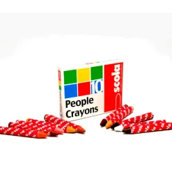 10 Multicultural Skin Tone Wax Crayons