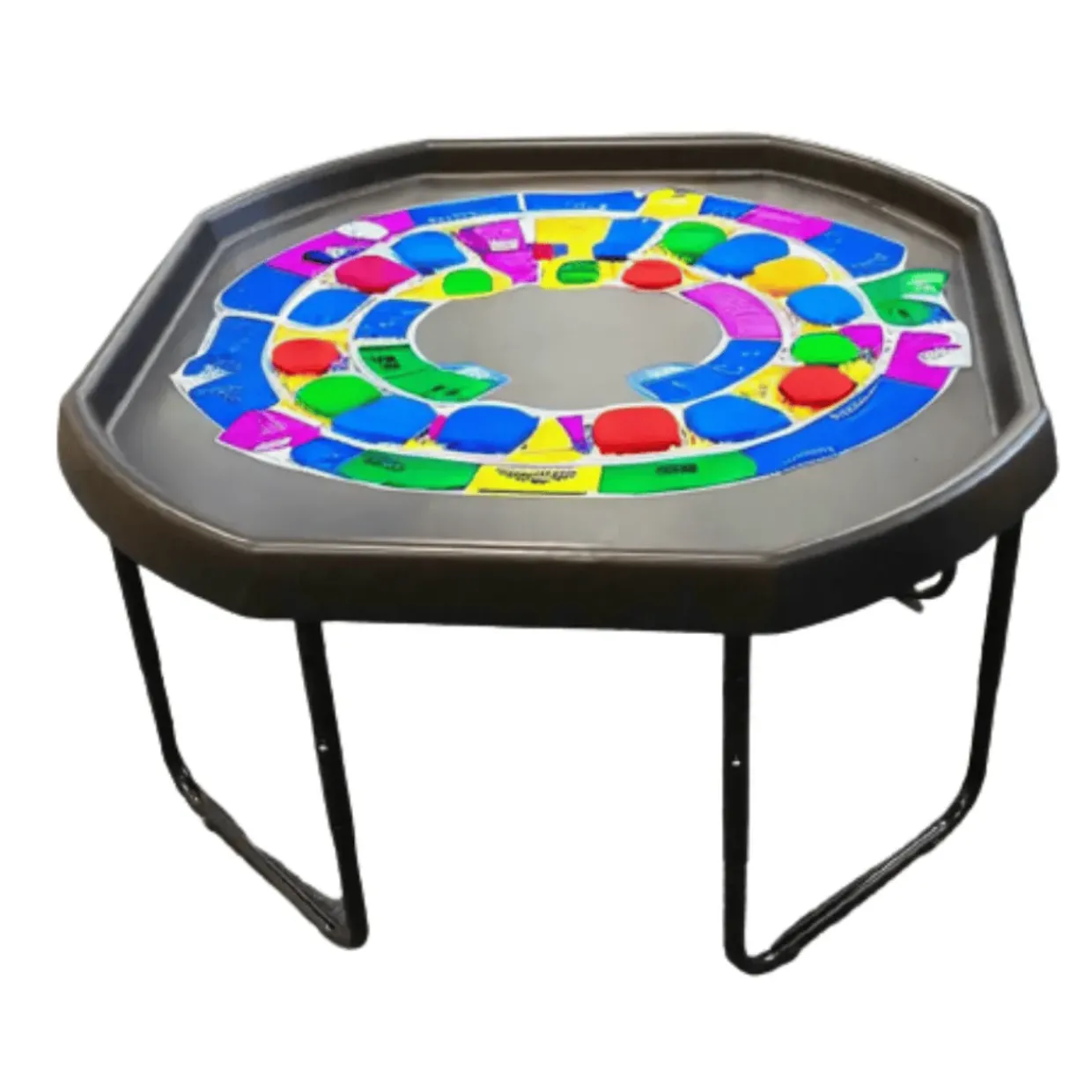 Black Tuff Tray and Stand - Height Adjustable