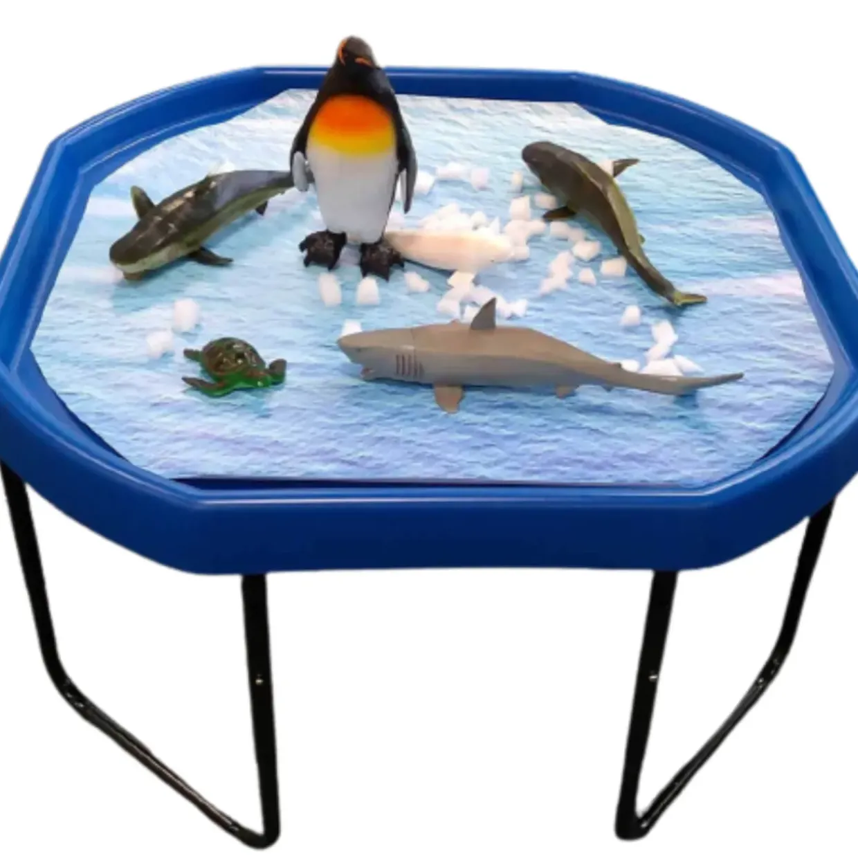 Blue Tuff Tray and Stand - Height Adjustable