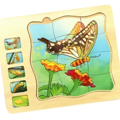 Butterfly Life Cycle Wooden Jigsaw Puzzle