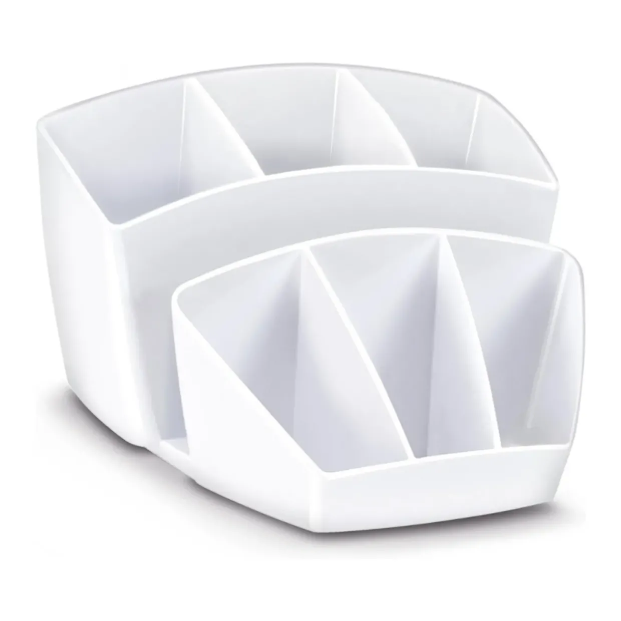 CEP Pro White Gloss Desk Tidy