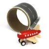 Children's Runway Play Tape & Wooden Toy Plane