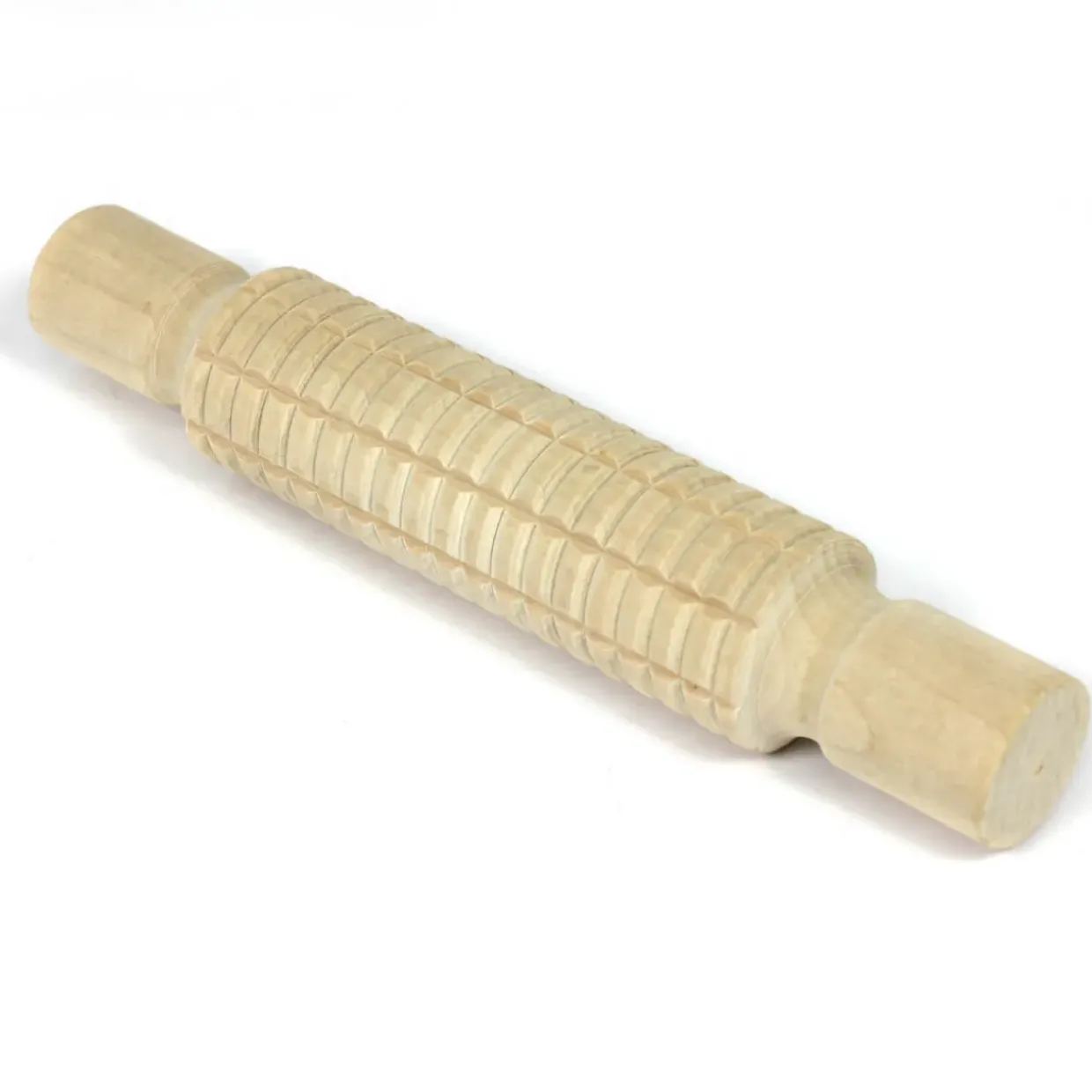Childrens Wooden Rolling Pin - 3pc Patterned Set
