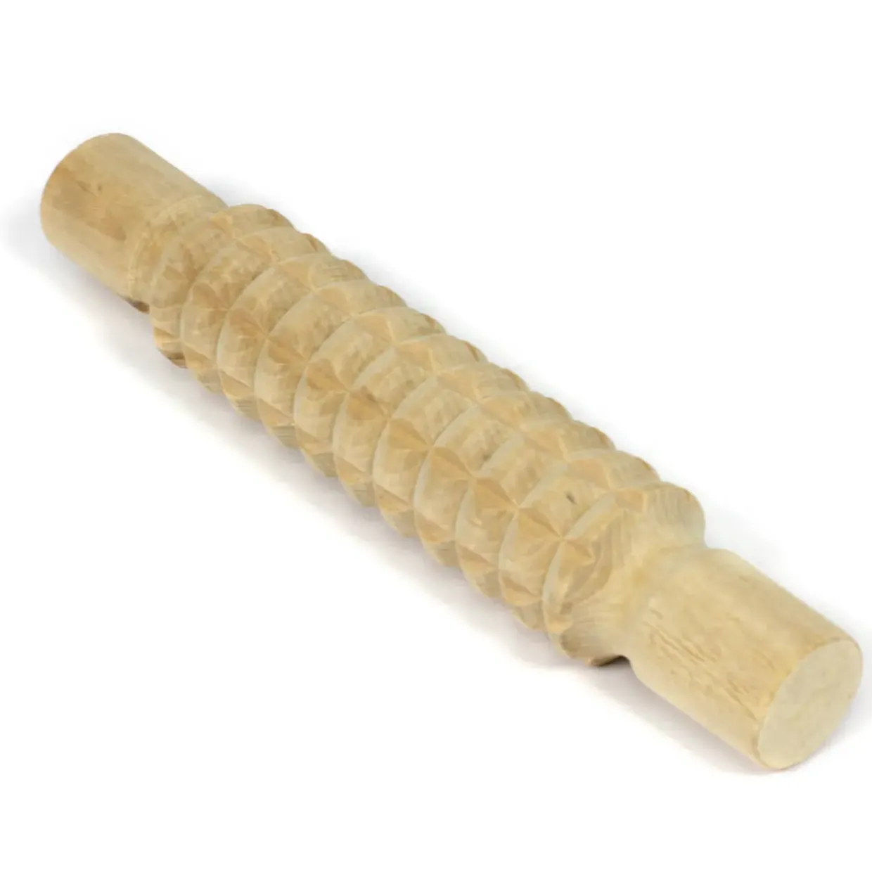 Childrens Wooden Rolling Pin - 3pc Patterned Set