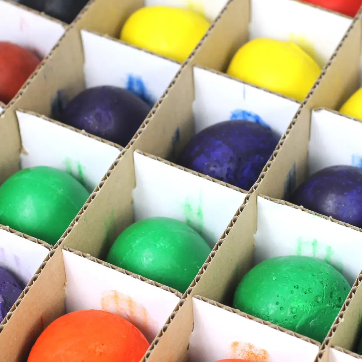 Chubbi Egg Wax Crayons 8 Assorted Colours