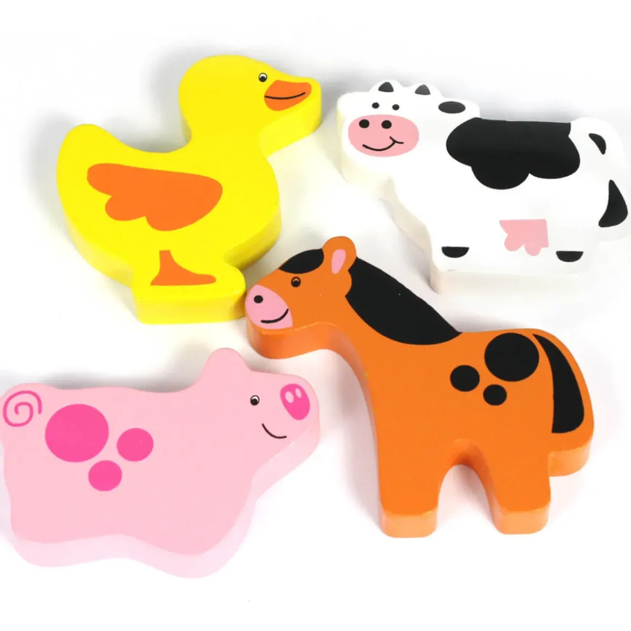 Chunky Farm Animal Wooden Jigsaw Puzzle for Kids