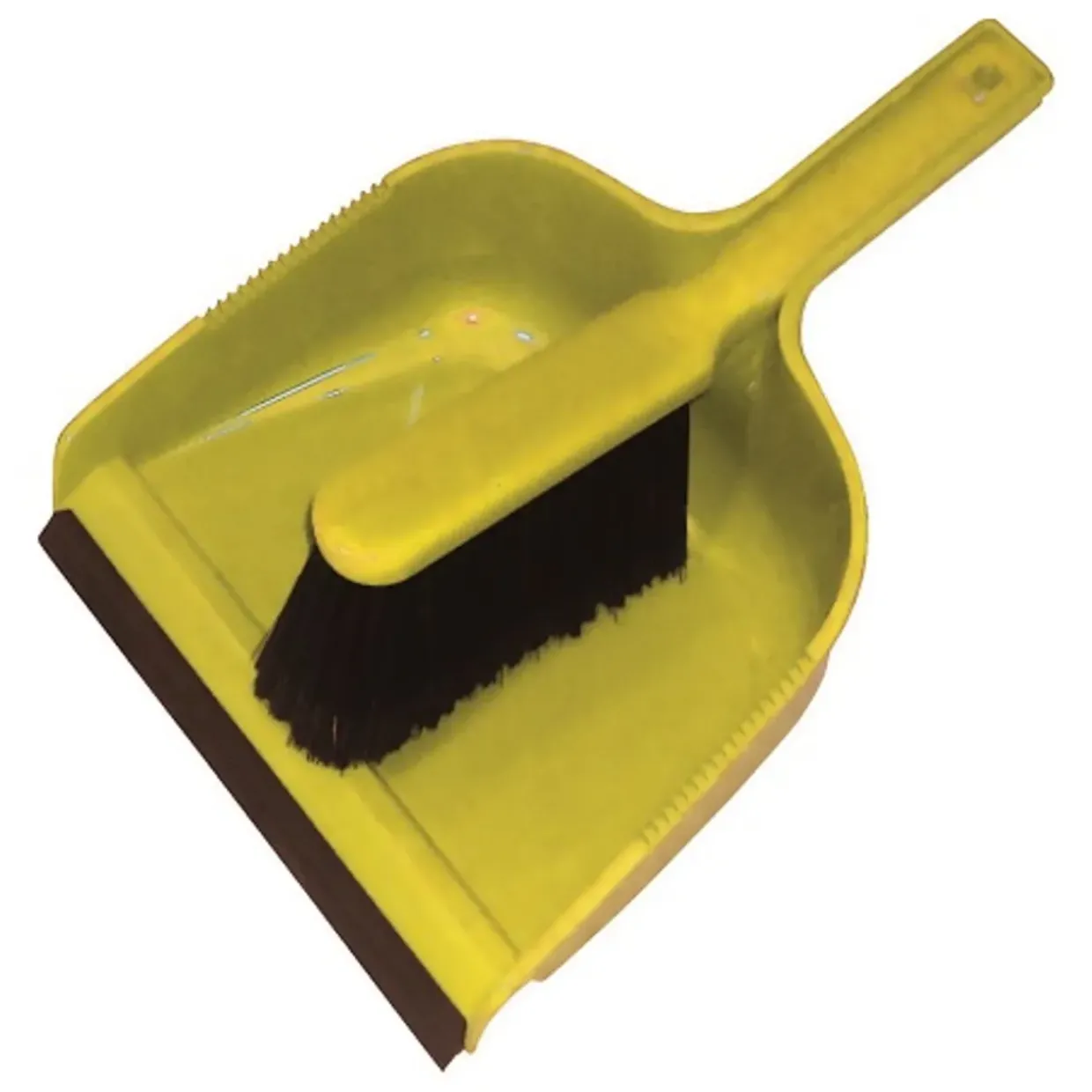 Dustpan & Soft Brush Set - Yellow