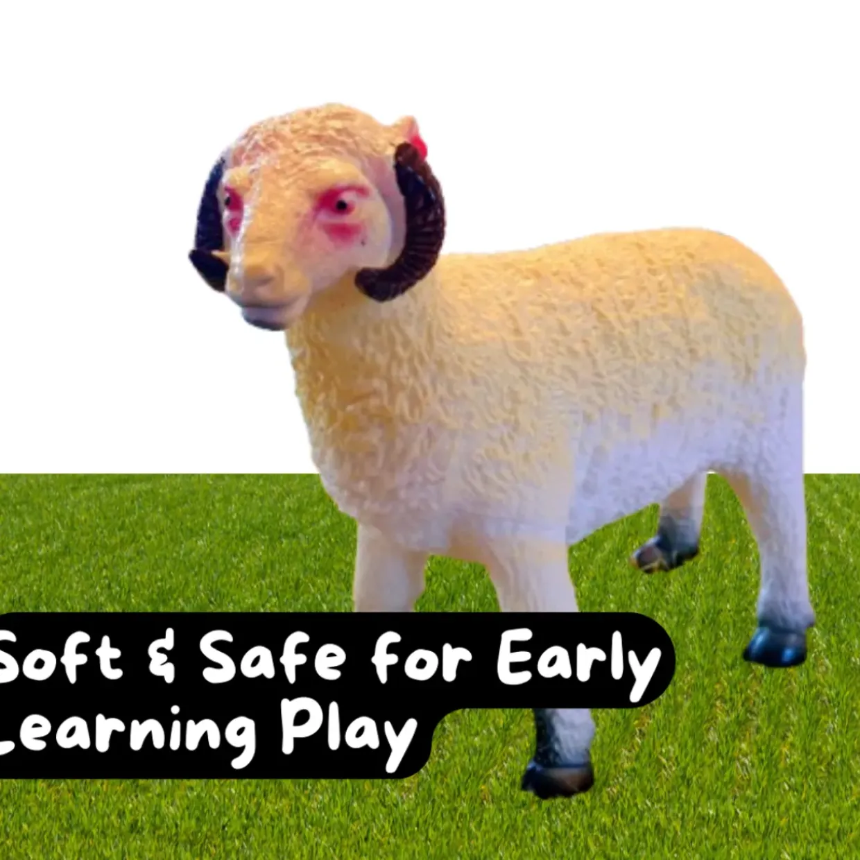 Farm Animal Toys For Small World Play - Set of 5