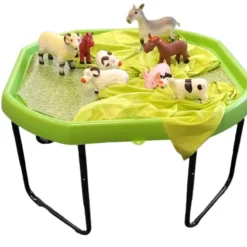 Green Tuff Tray and Stand - Height Adjustable