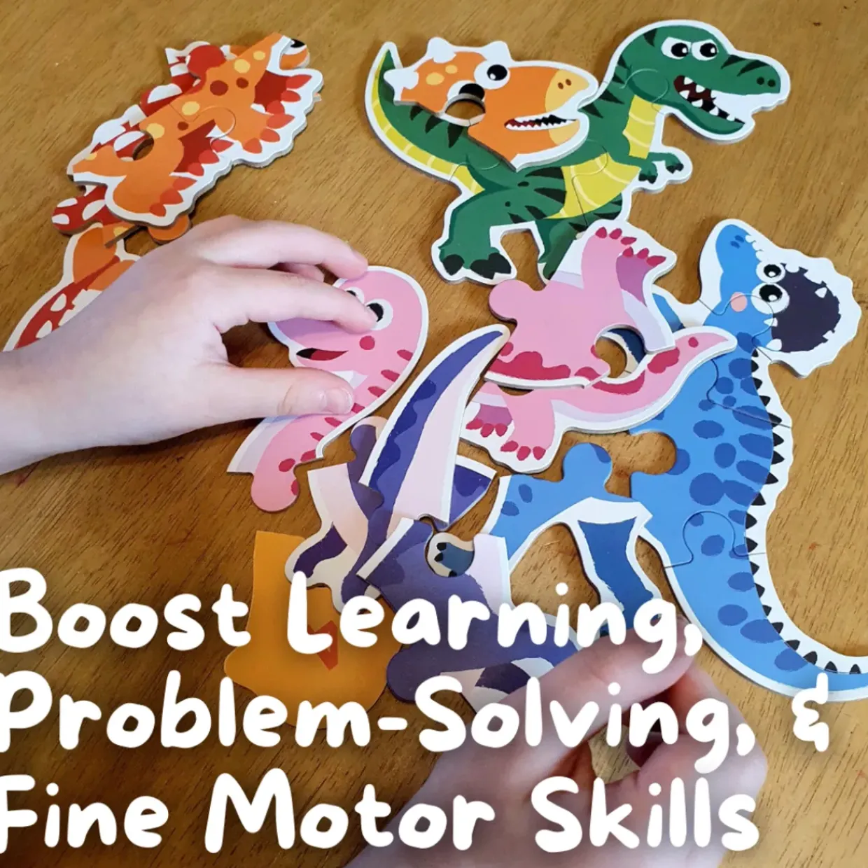 Jigsaw Puzzles in Box - Dinosaurs