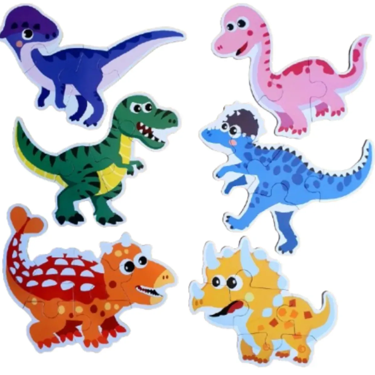 Jigsaw Puzzles in Box - Dinosaurs