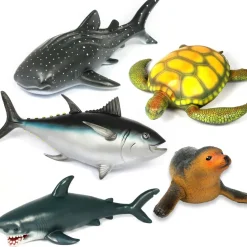 Jumbo Sea Animals Bundle - 5-Piece Set for Creative Play & Learning