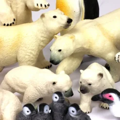 Jumbo Small World Arctic Animal Toys Adventure Set - 13pc