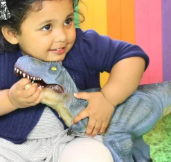 Jumbo T-REX Toy Blue - 23 Inch - Perfect for Small World Play