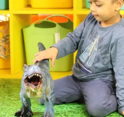 Jumbo T-REX Toy Blue - 23 Inch - Perfect for Small World Play