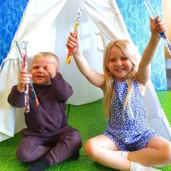 Large Glitter Sensory Tubes - 4-Pack for Visual & Sensory Play