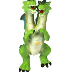 Large Green Two Headed Dragon Toy - 35cm Tall