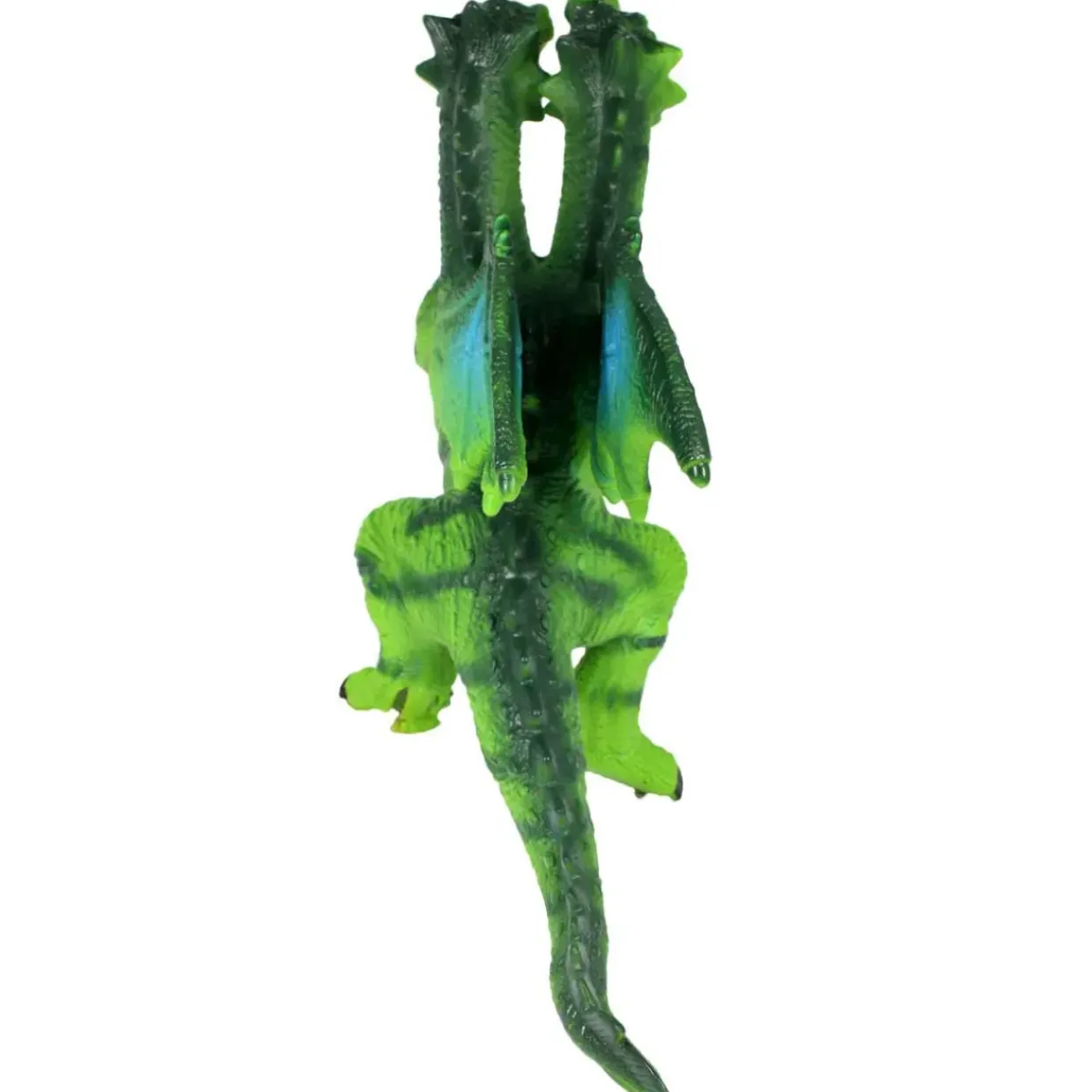 Large Green Two Headed Dragon Toy - 35cm Tall