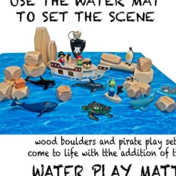 Large Interlocking Foam Mats - Water Effect