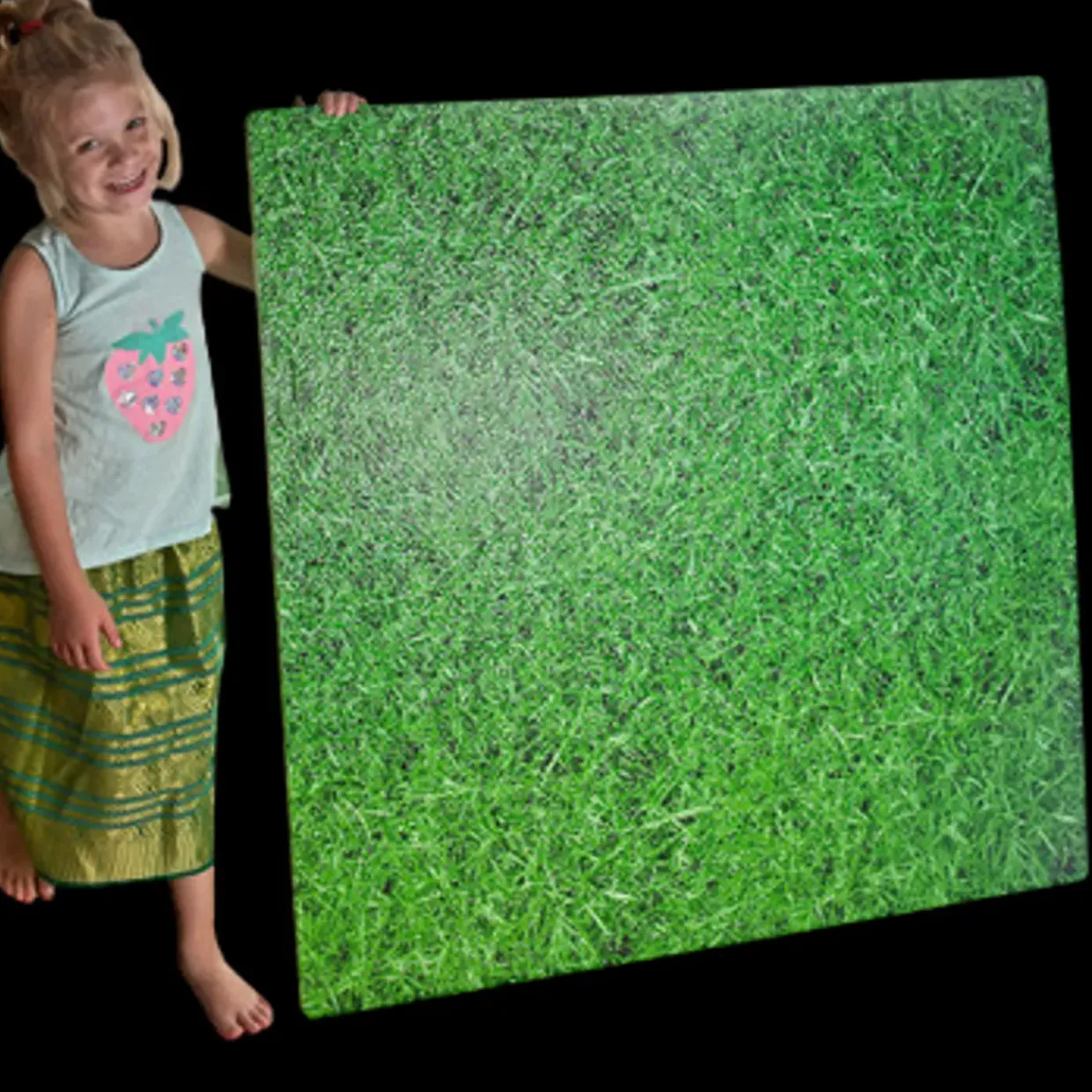 Large Interlocking Foam Play Mats - Grass Design