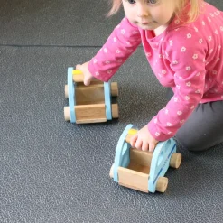 Large Interlocking Foam Play Mats - Plain Grey