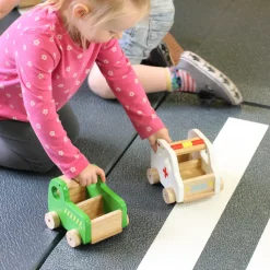 Large Interlocking Foam Play Mats - Zebra Crossing Design - 104 x 104cm