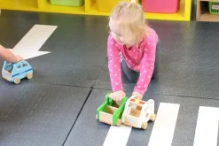 Large Interlocking Foam Play Mats - Zebra Crossing Design - 104 x 104cm