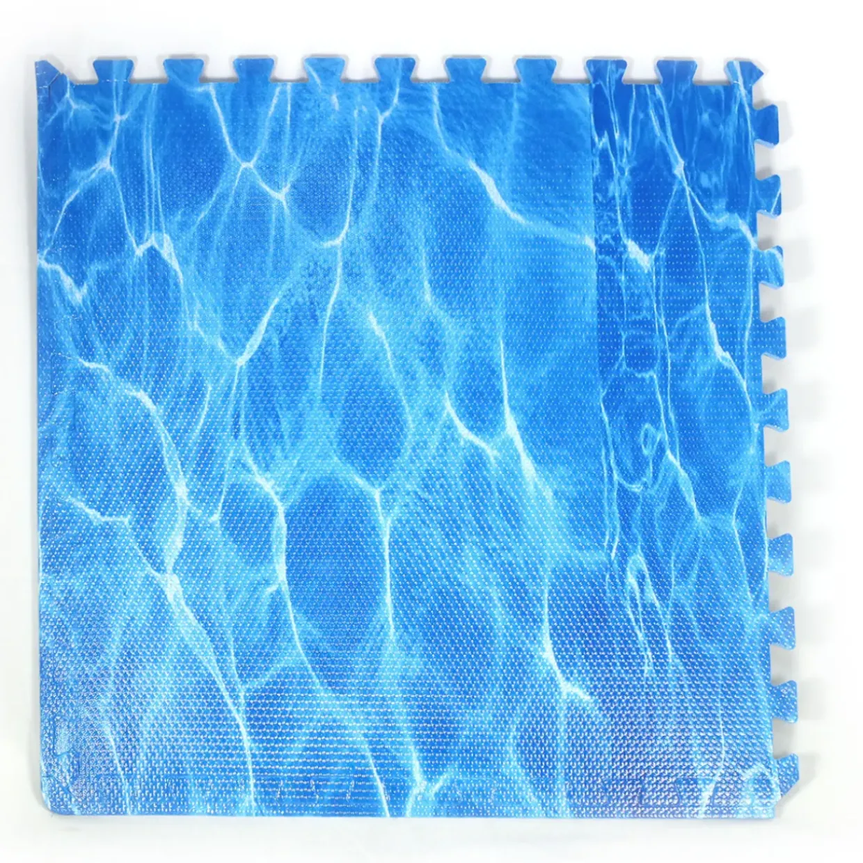 Large Interlocking Foam Play Mats - 2x Water