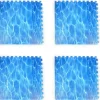 Large Interlocking Foam Play Mats - 4x Water