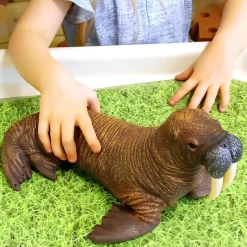 Large Sea Animal Toys - 5pc Walrus Family