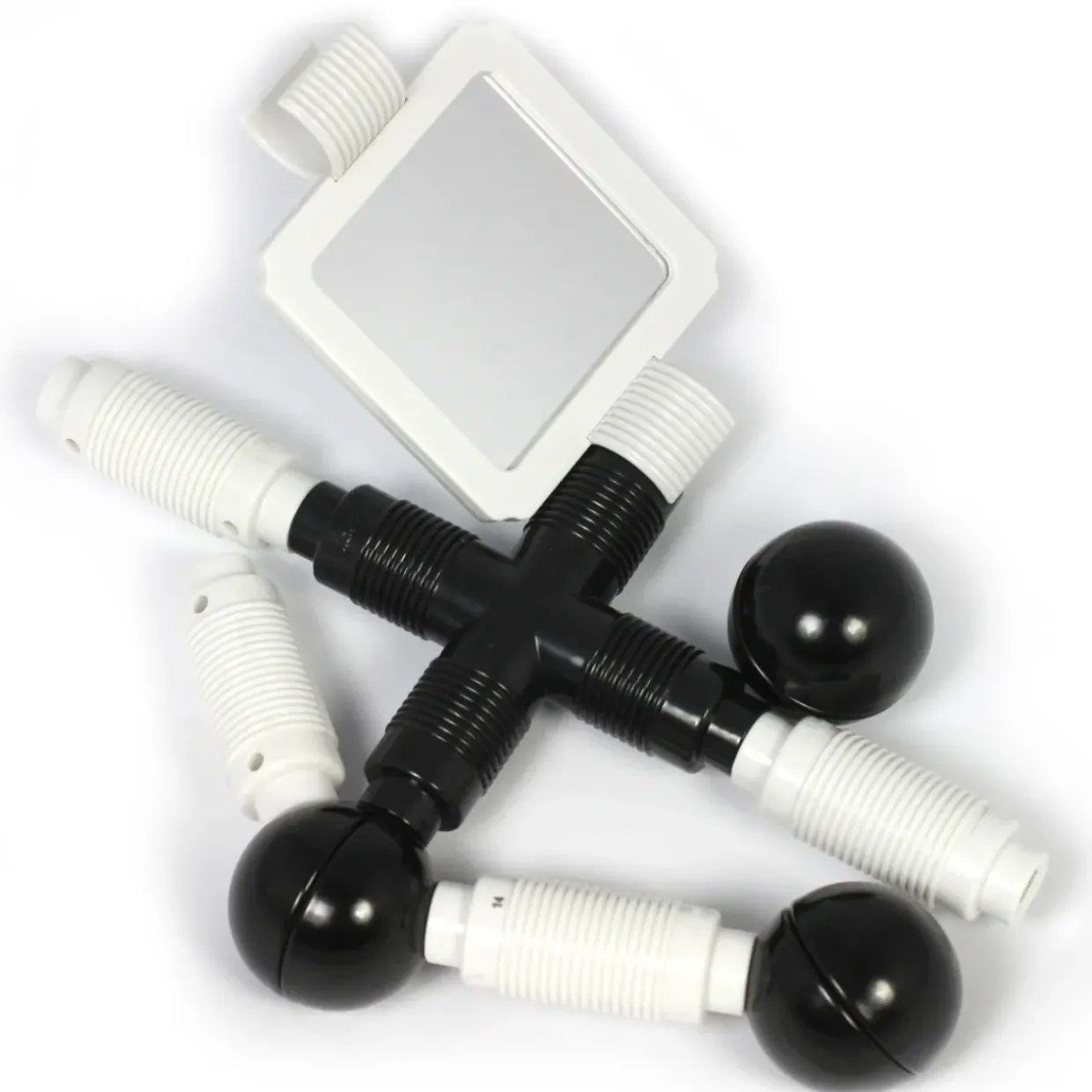 Magnetic Reflection Black & White Building Set