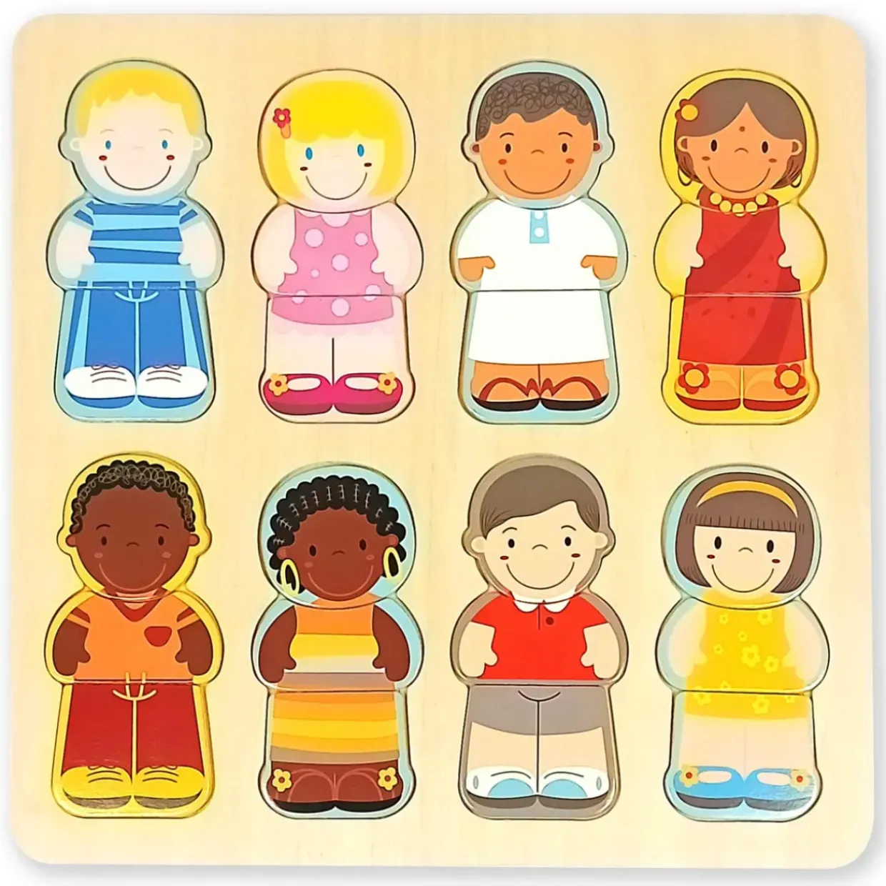 Multicultural Wooden Jigsaw Puzzle