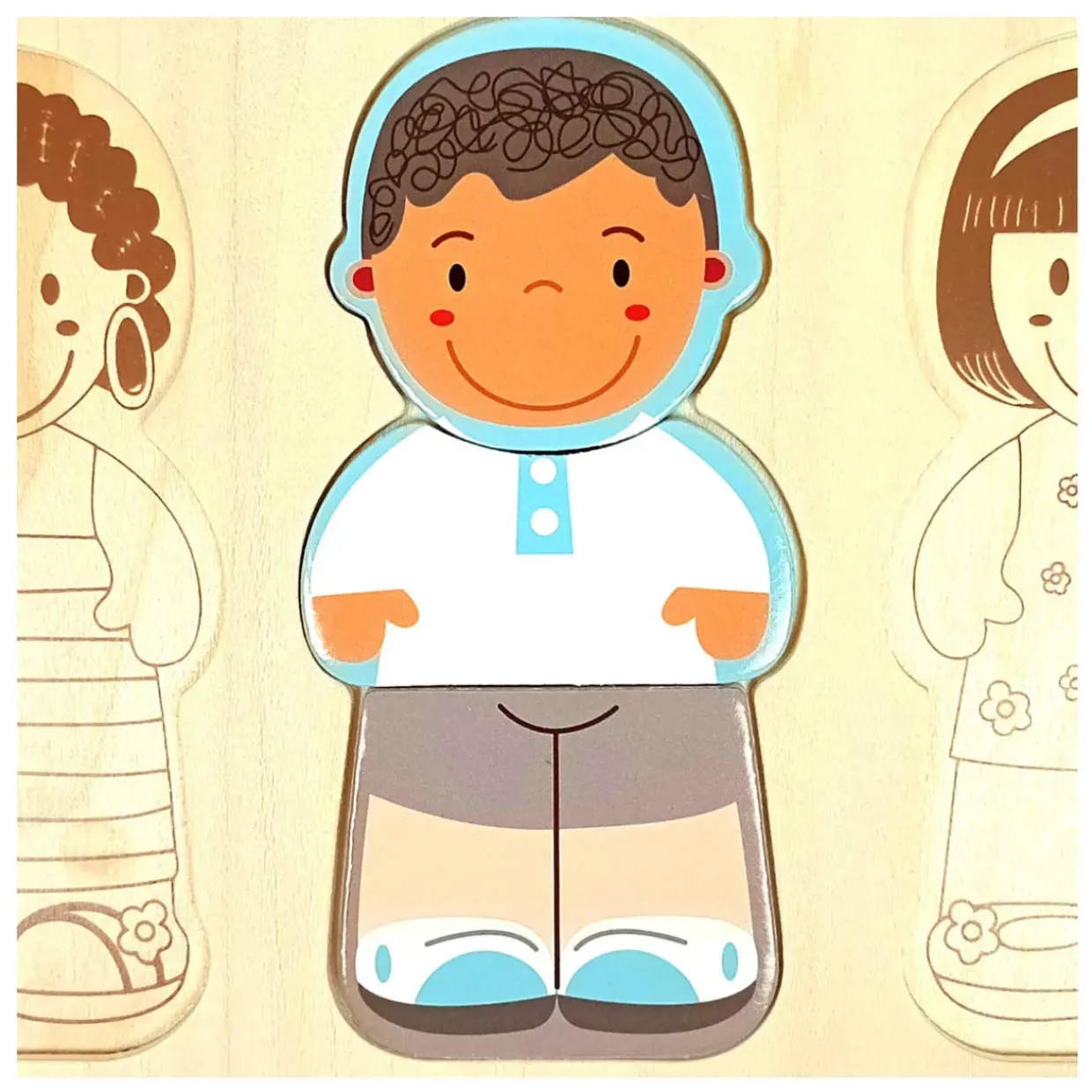 Multicultural Wooden Jigsaw Puzzle