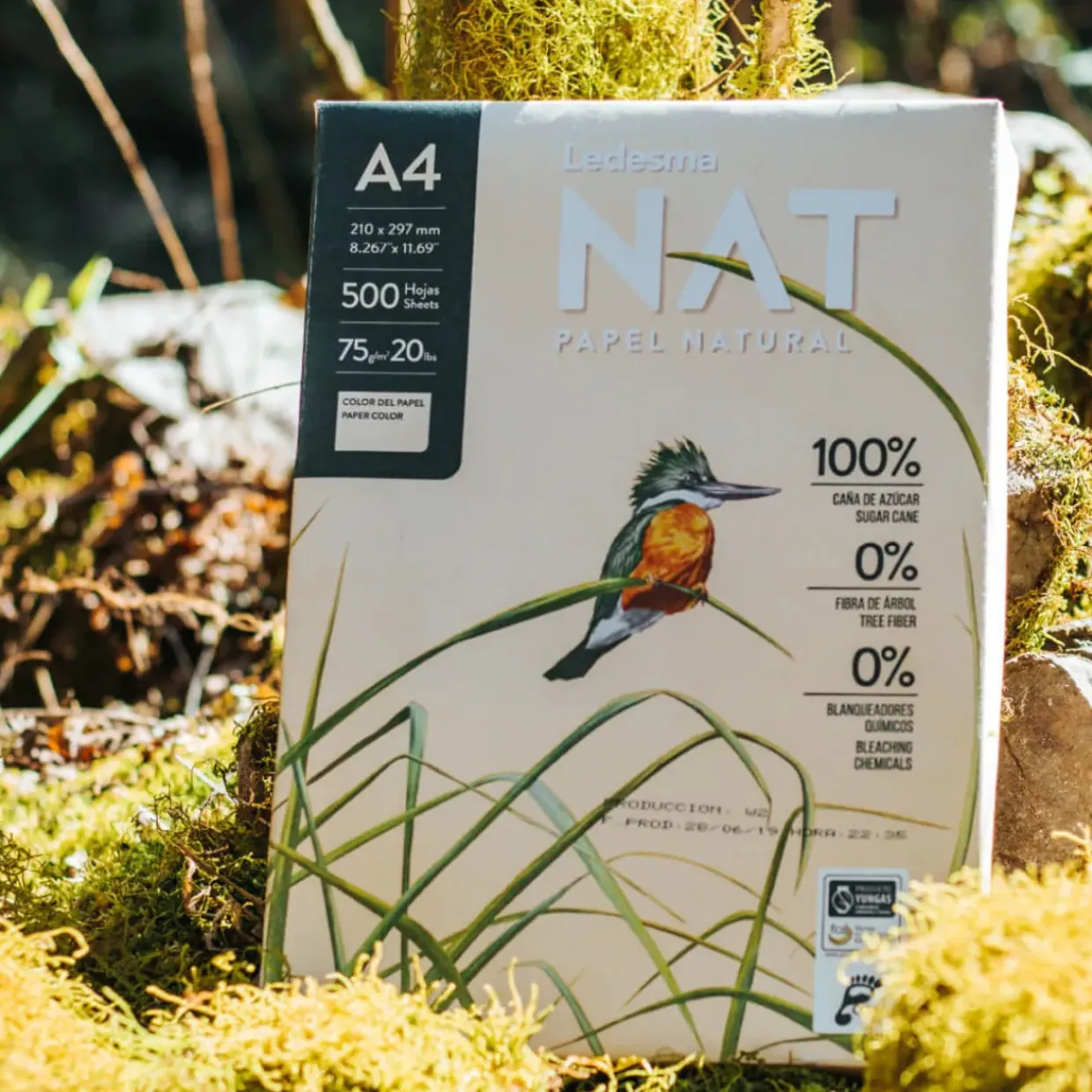 NATURAL & ECO-FRIENDLY A4 PAPER - 5 Reams 2500 Sheets