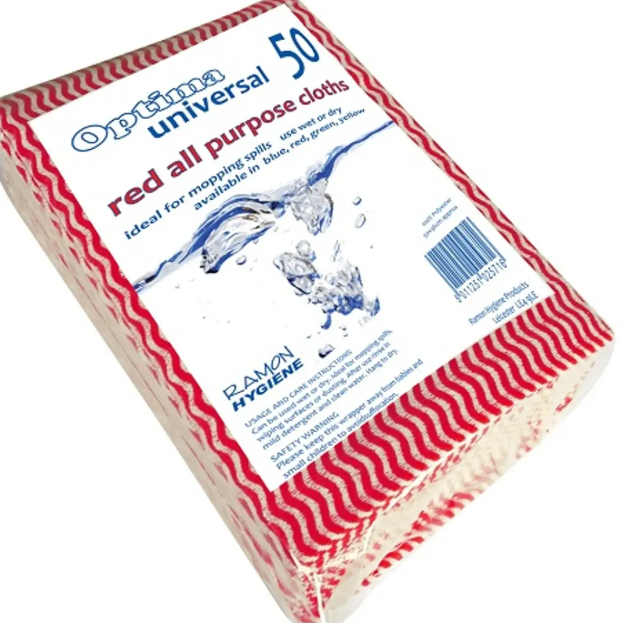 Optima Colour-Coded All Purpose Cloth 50pk