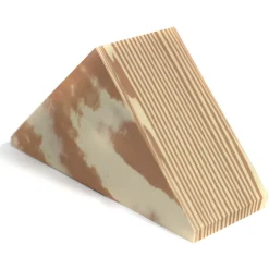 10-Pack Wood Effect Foam Building Triangles