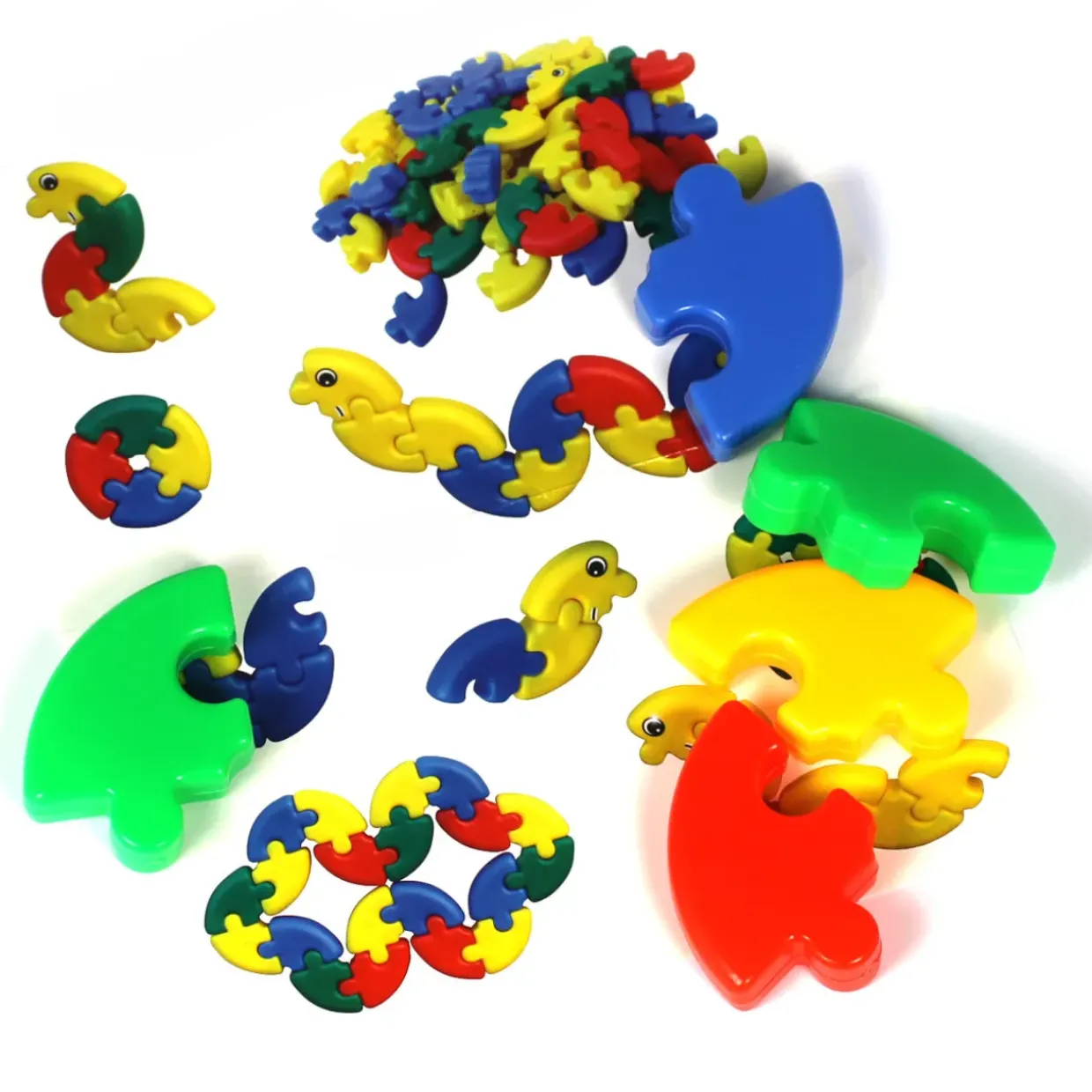 28PC Corner Puzzle Piece Construction Set