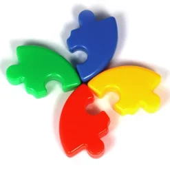 28PC Corner Puzzle Piece Construction Set