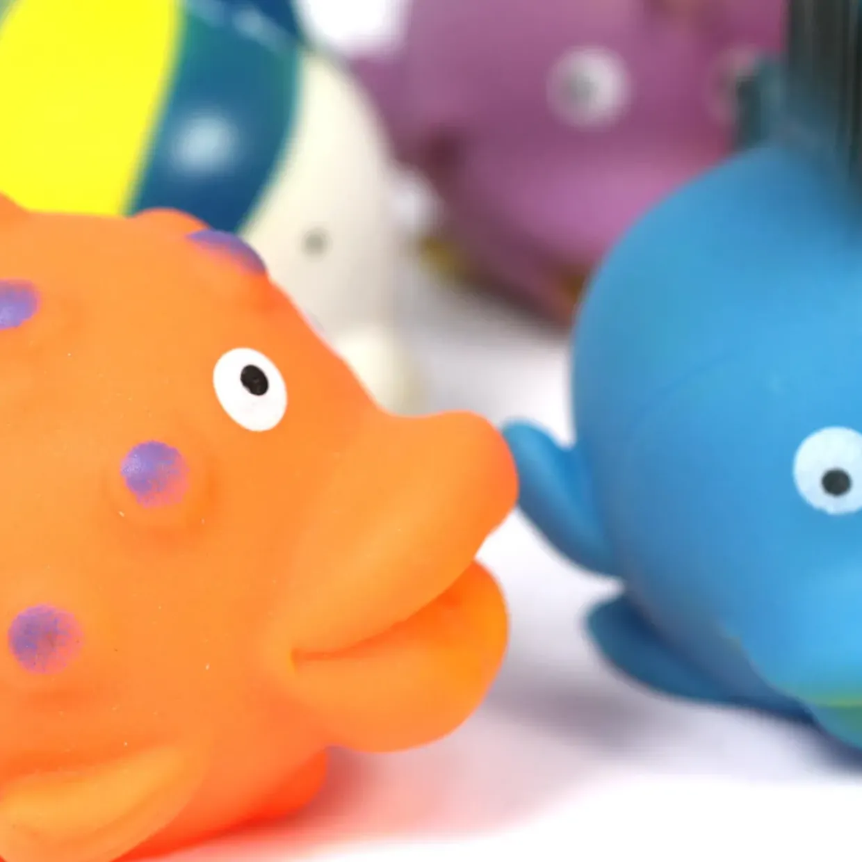 6pc Fish Bath Toys - Perfect for Water Play
