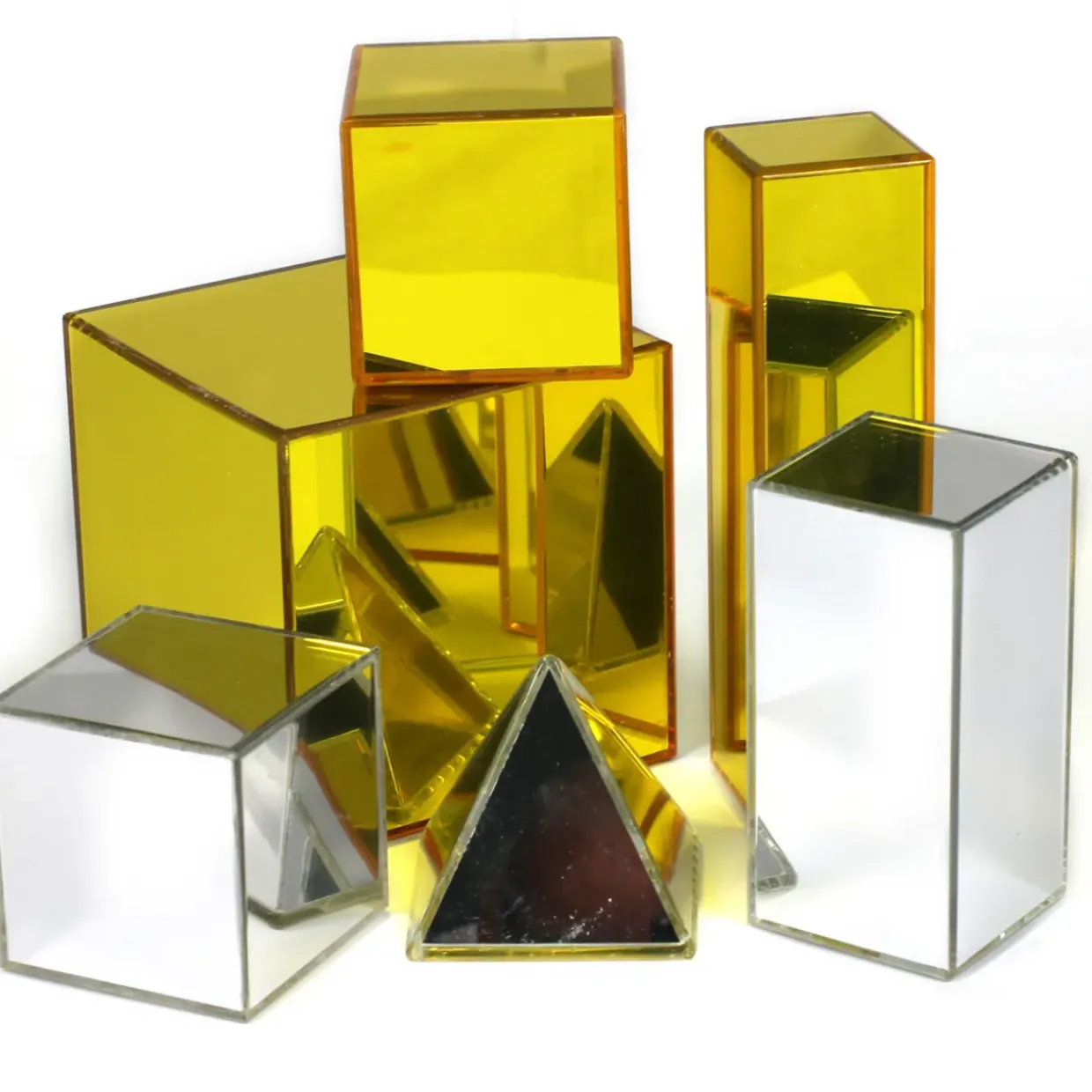 14pc Sensory Metallic Building Blocks Set