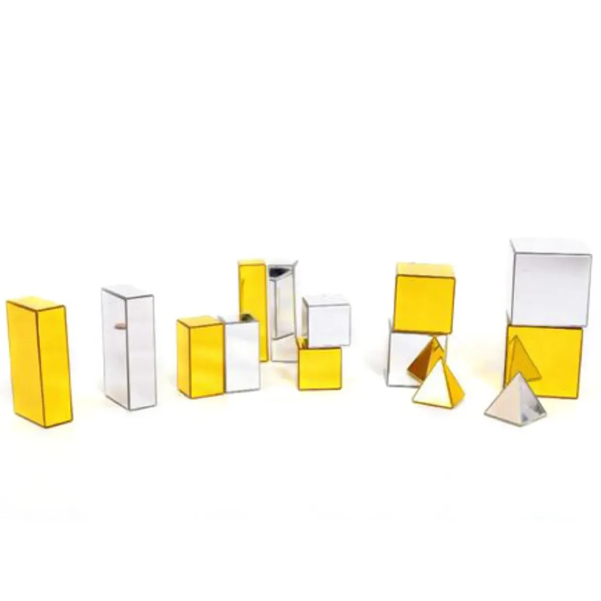 14pc Sensory Metallic Building Blocks Set