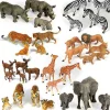 32pc Small World Safari Animals - Perfect for Early Learning and Creative Play