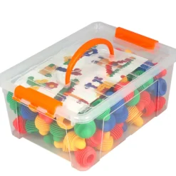 120PC Soft Rounded Construction Set - Educational STEM Building Toy for Imaginative Play