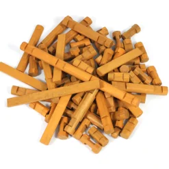 90pc Wooden Forest Log Cabin Construction Set - Durable & Educational