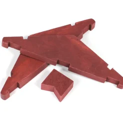 90pc Wooden Forest Log Cabin Construction Set - Durable & Educational