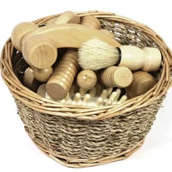 8pc Wooden Sensory Treasure Basket