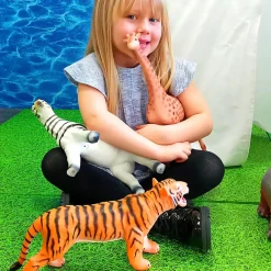 7-Piece Large Safari Animal Toys for Wild Imaginations